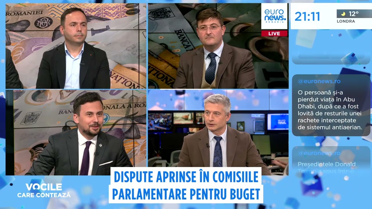 Vocile care contează - Bugetul, dezbateri cu scântei ironii, țipete și gesturi deplasate