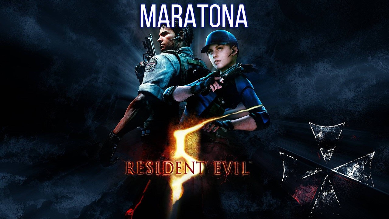 MARATONA DO 0 AO 9 - RESIDENT EVIL 5 COOP NO VETERANO - !pix !discord