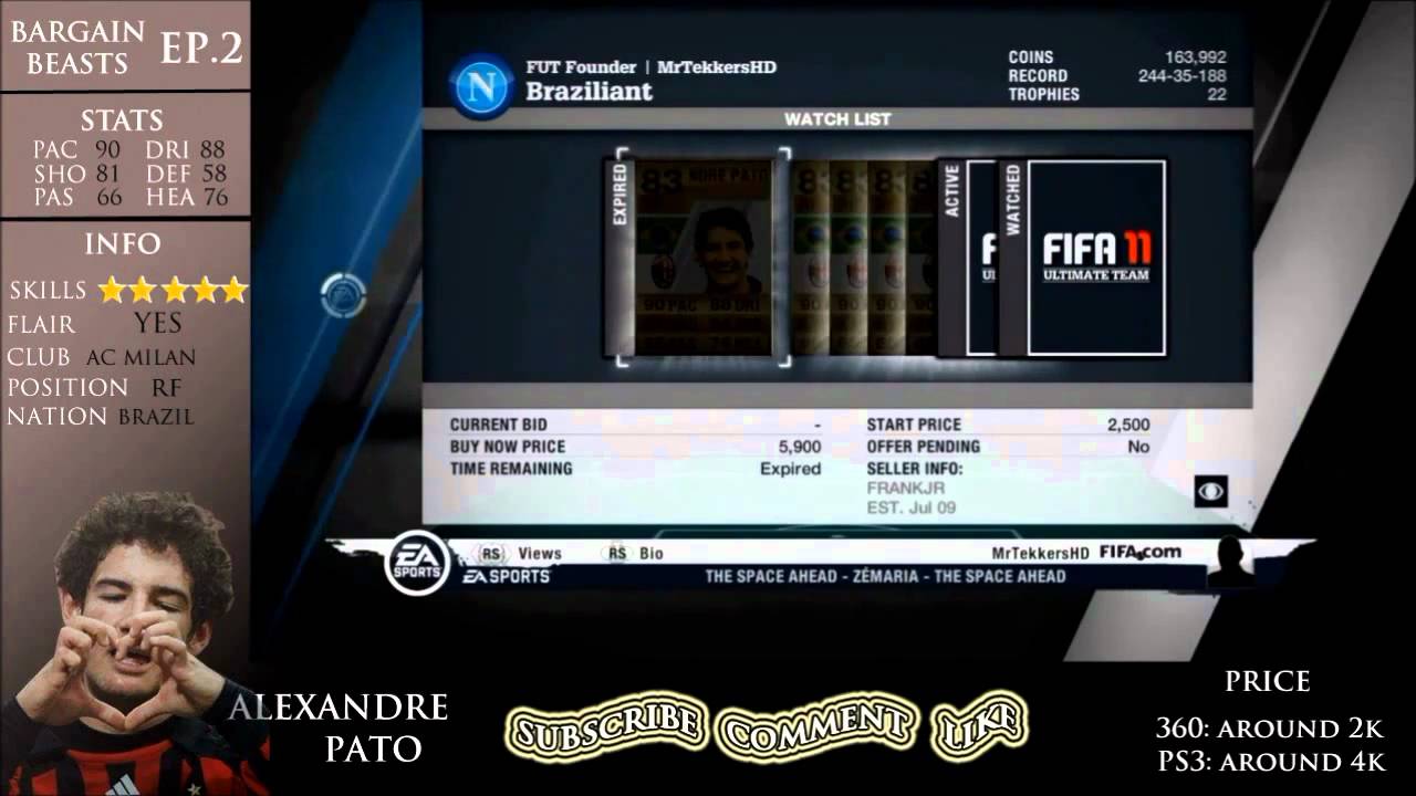 FIFA 11 - Ultimate Team Bargain Beasts by MrTekkersHD