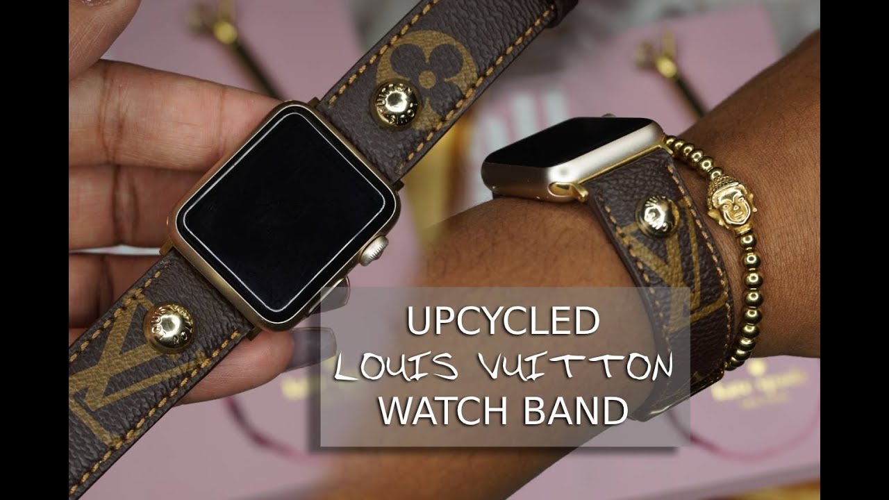 Оригинальный ремешок Louis Vuitton для Apple Watch за 60 долларов из переработанного материала | ...
