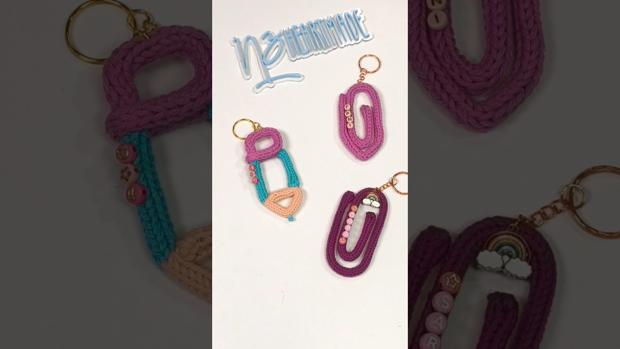 LLAVEROS EN TRICOTIN #diy #hechoamano #icord #knitted #crochet #tricotin #craft #smallbusiness