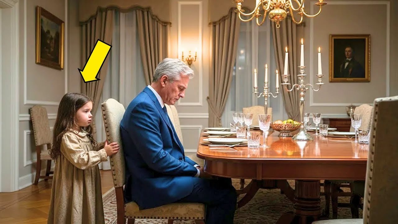 W Wigilię miliarder zawsze jadał kolację sam... ale córka niani usiadła obok niego i zadała mu pytan