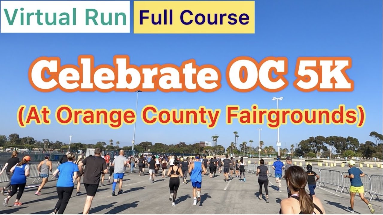 2022 Celebrate OC 5K (Full Course)｜Treadmill Running Scenery & Music (Virtual Run)