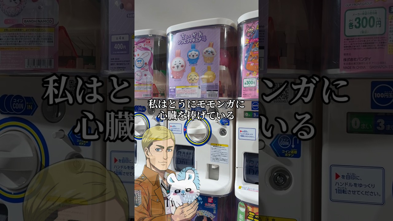 ちい沼リヴァイ #リヴァイ #ちいかわ #ガチャガチャ #エルヴィン