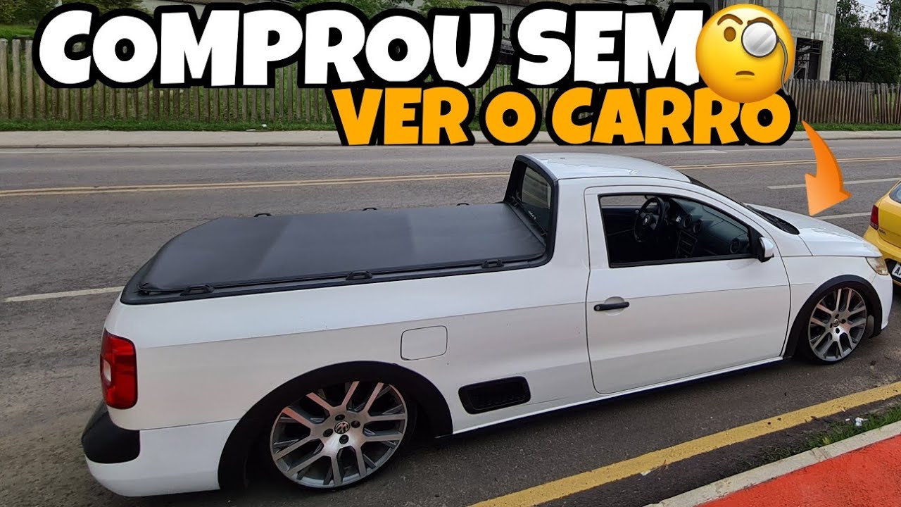 SAVEIRO G5 NA SUSPENSÃO A ROSCA! COMPROU A SAVEIRO SEM VER , SE LIGA 🤯😨😍