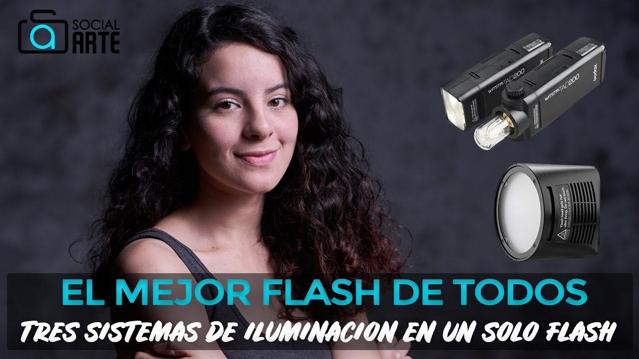 TRES SISTEMAS DE ILUMINACION EN UN SOLO FLASH - GODOX AD 200 EL MEJOR FLASH DE TODOS