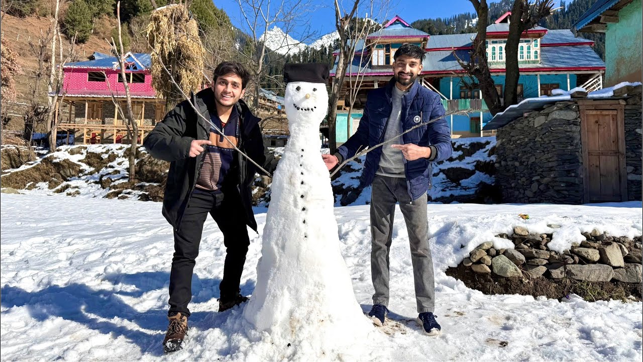 We made the best Snowman ever 😍
