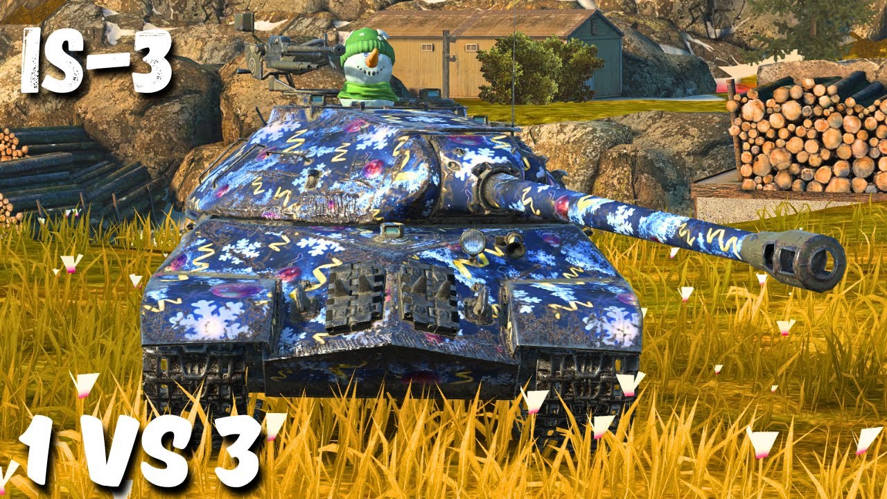IS-3 - 4 KILLS | 3,3 K Damage, WoT Blitz Replay