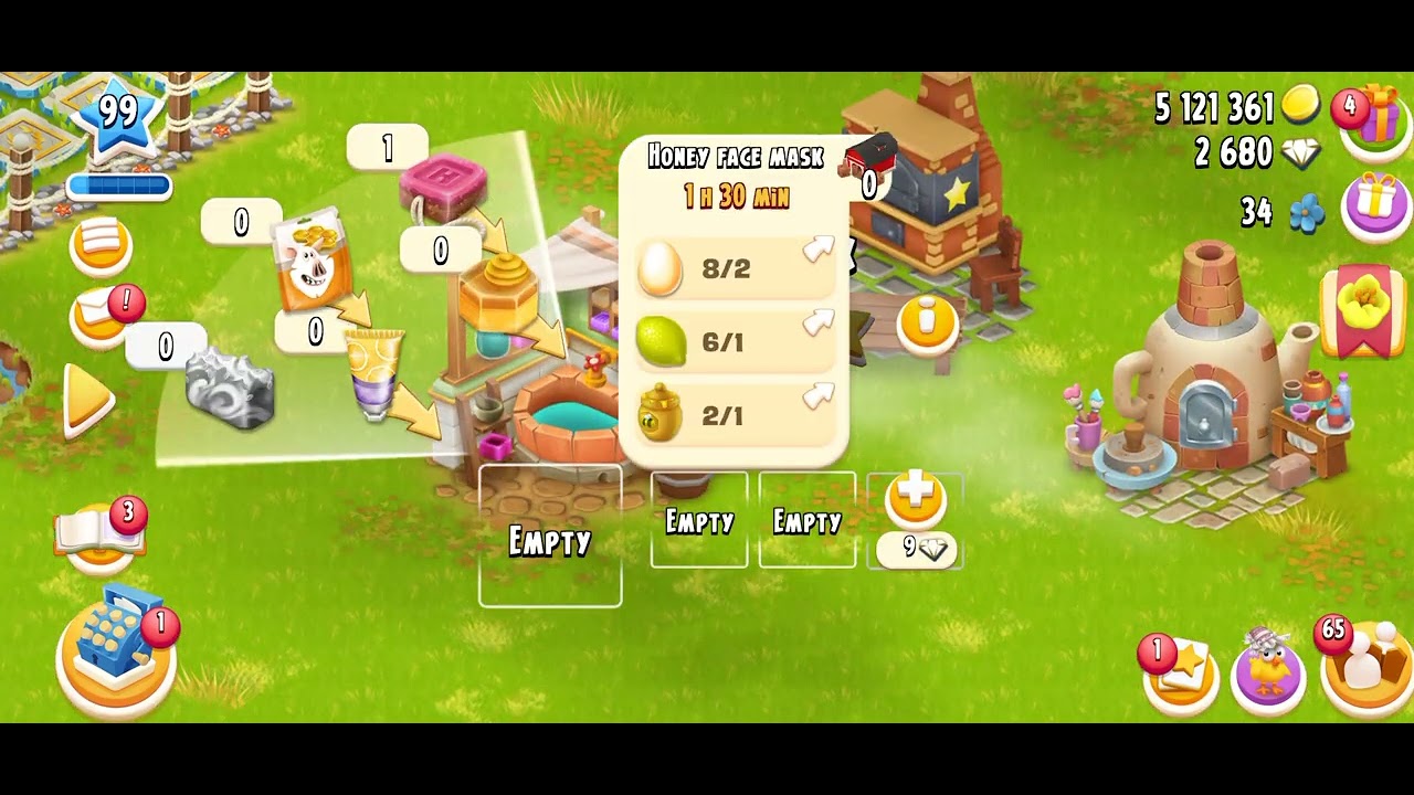 Hayday: Unlocking level 99