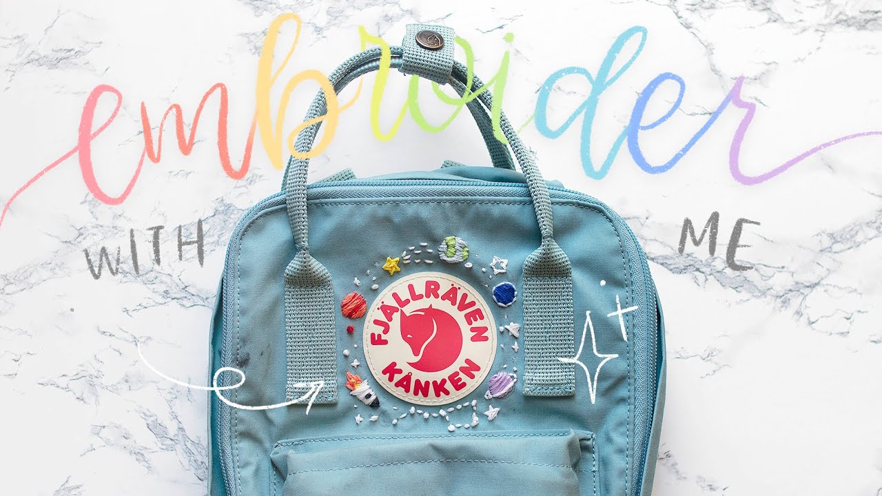 embroider my kanken with me! (ft. a Q&A)
