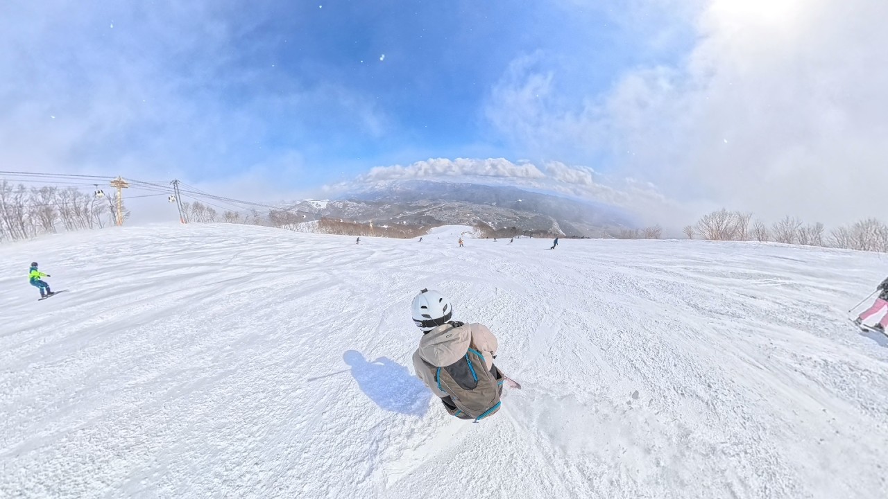 【八方尾根】リーゼンスラロームコース＠360度動画