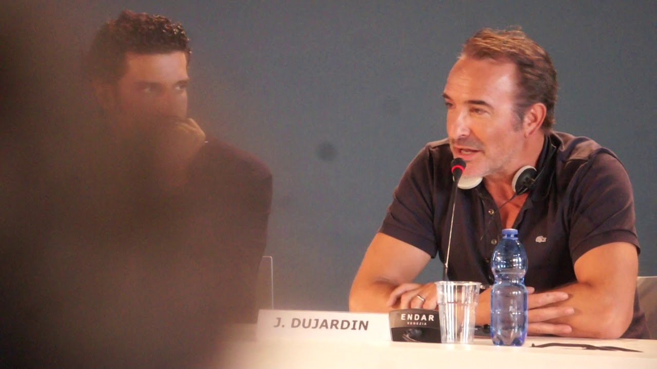 Venise 76- Jean dujardin évoque Roman Polanski, le réalisateur