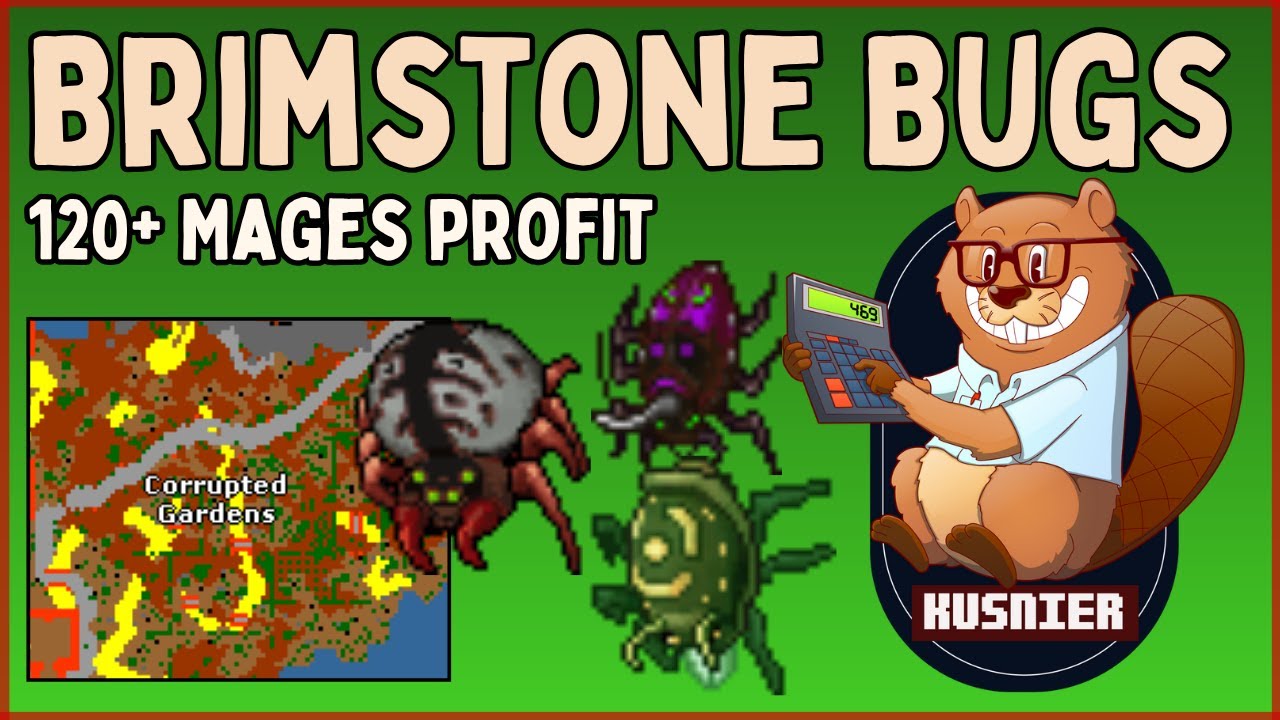 Brimstone Bugs | PROFIT | 120+ Mage (Druid/Sorcerer) | Tibia