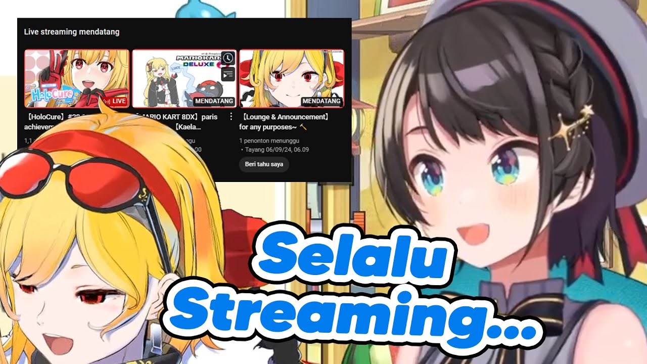 Subaru heran sama Kaela yg selalu streaming tiap hari