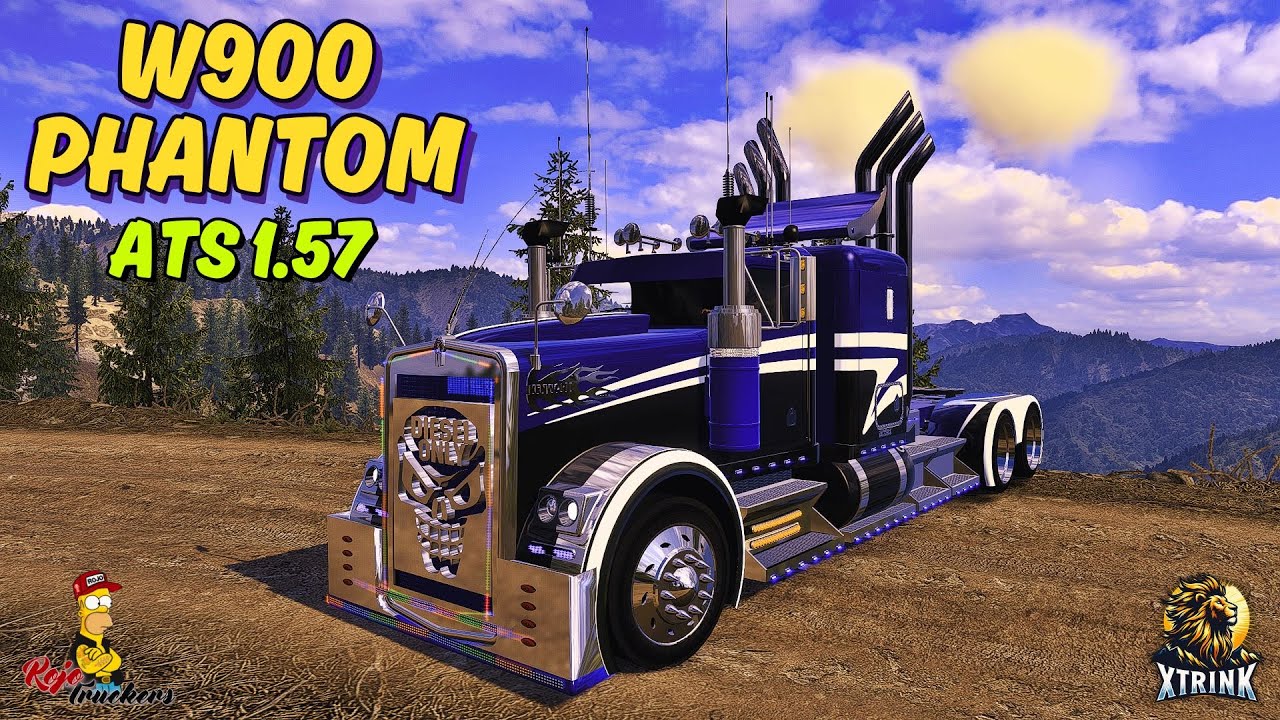 DESCARGAR W900 PHANTOM - ATS 1.57 - GRATIS - AMERICAN TRUCK SIMULATOR