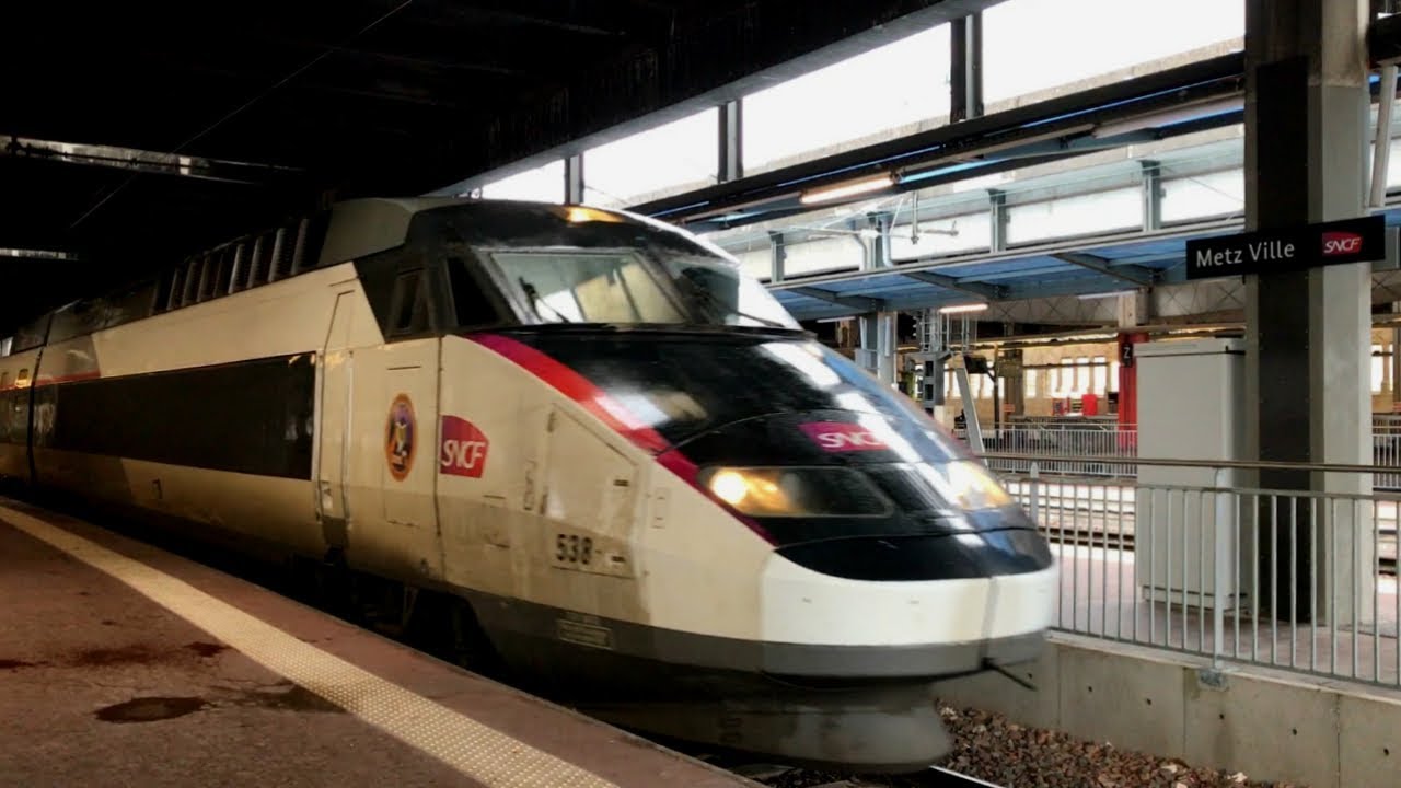 Gare de Metz-Ville - Compialtion de TGV et TER