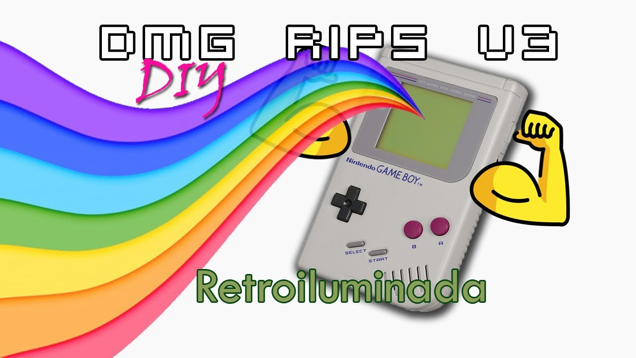 🔨🔧 Tutorial: C&oacute;mo cambiar la pantalla a la Game Boy Classic. DMG 01: RIPS V3 OSD