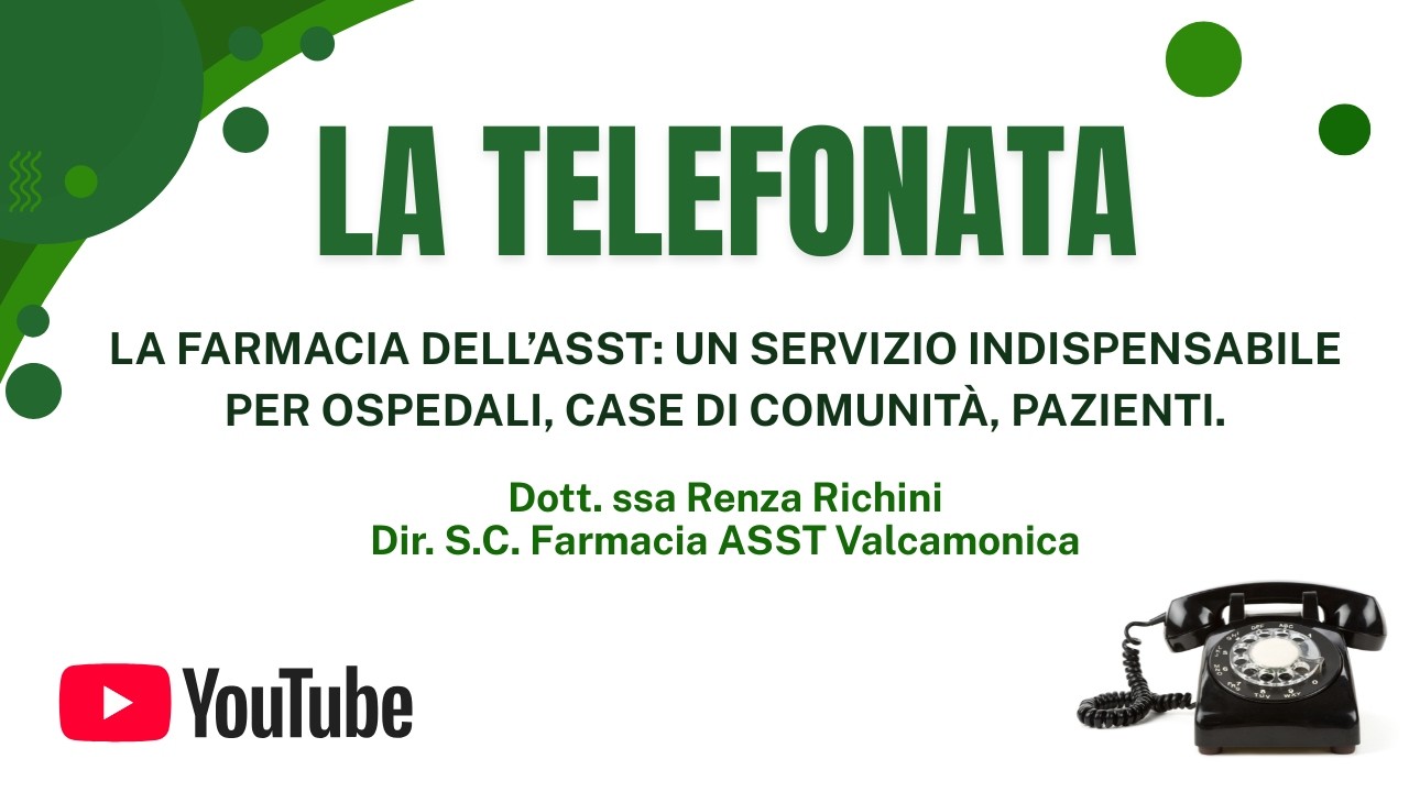 La farmacia dell'ASST: un servizio indispensabile per ospedali, case di comunità, pazienti.