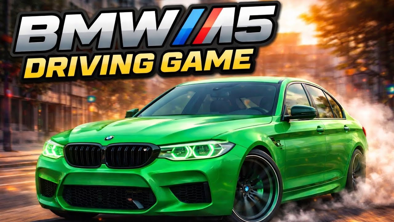 Bmw m5 drive in city game hd graphics