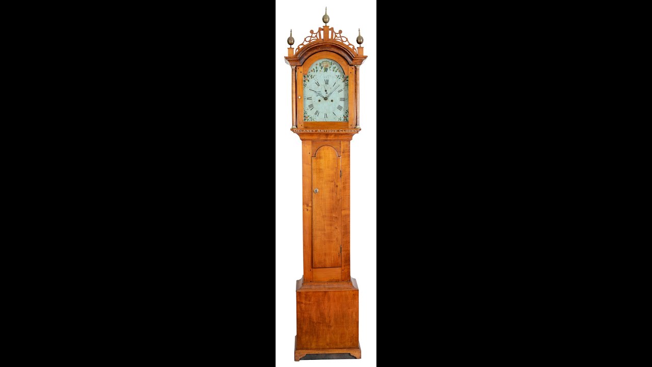 Berwick, Maine Maple Case Tall Clock Made Circa1795