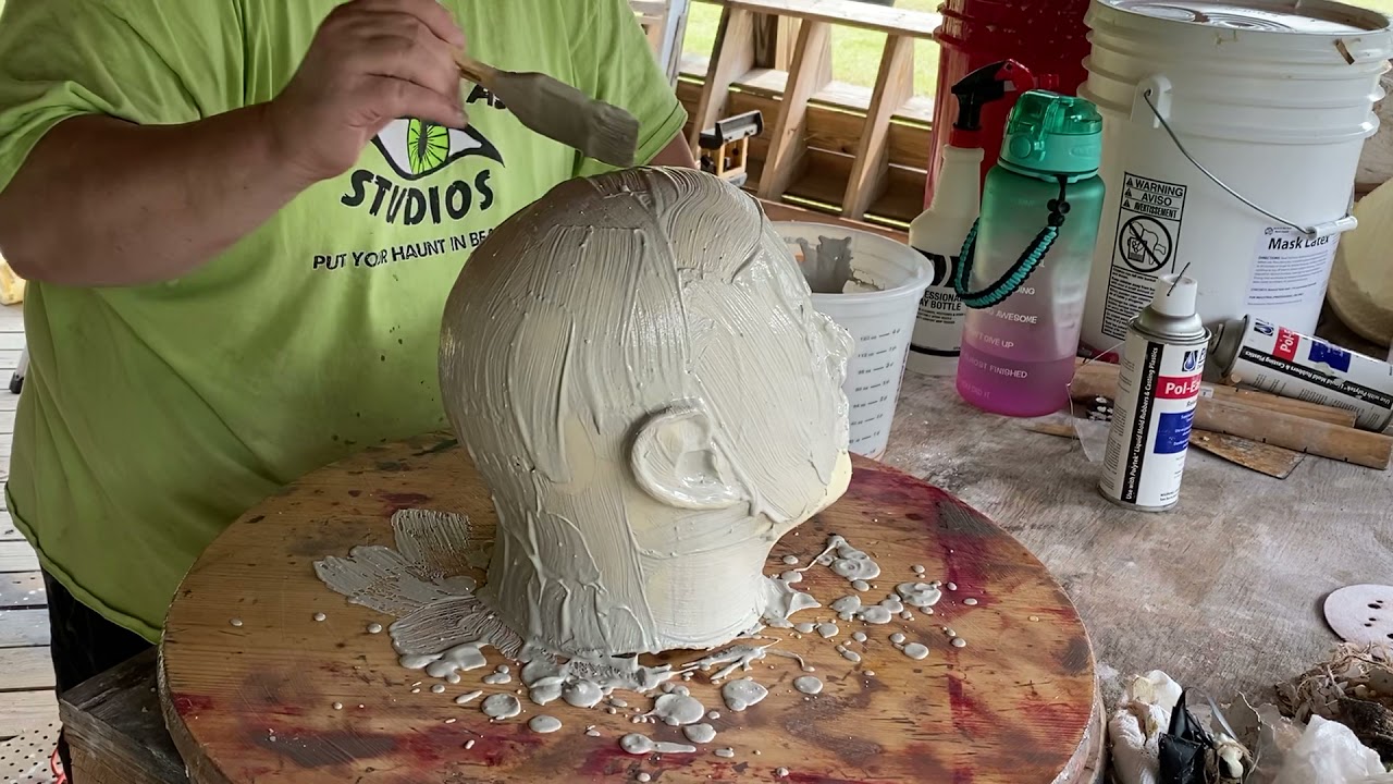How To Make A Latex Mask..Shrinking A Latex Mask…NightCreeper 1978 Ep 130