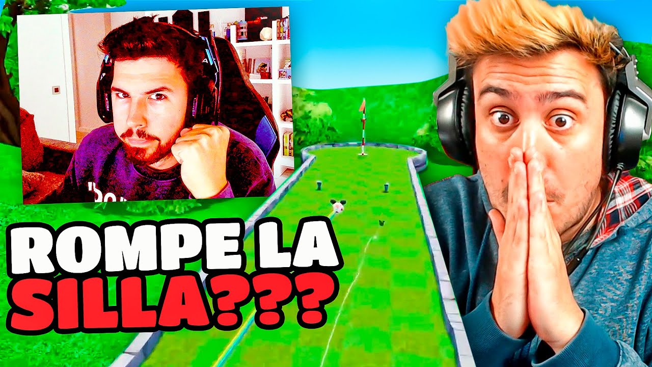 CASI ROMPE LA SILLA DEL ENOJO!! GOLF IT!