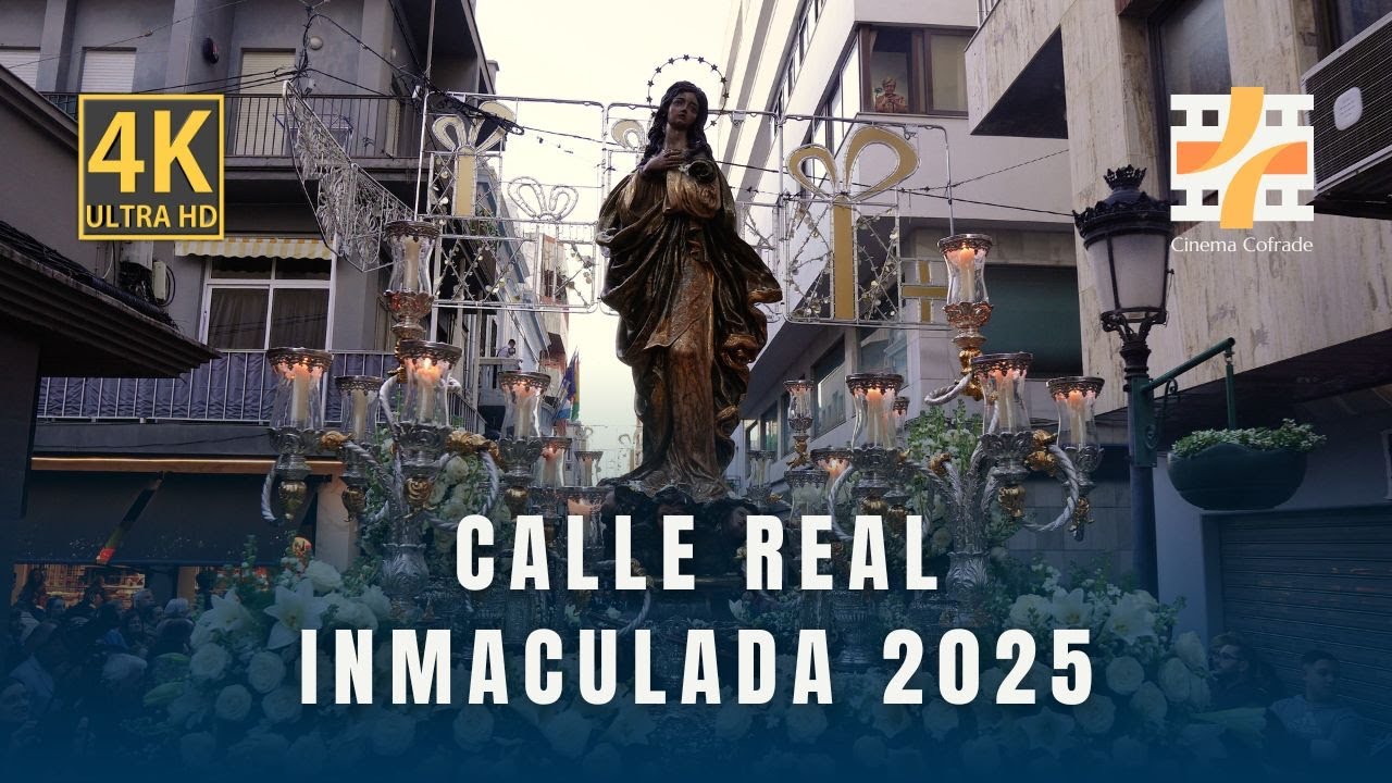 [4K] Inmaculada Concepción 2025 | Calle Real y Española y Gaditana de Jonathan Santiago
