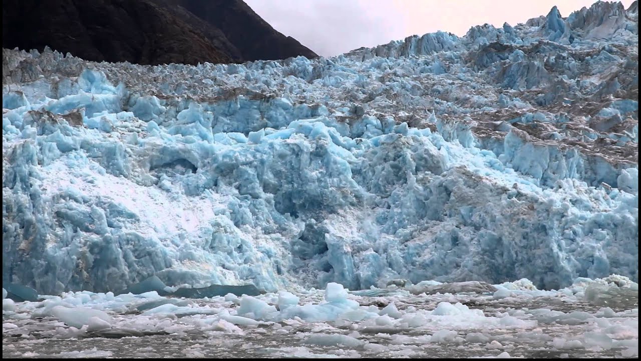 South Sawyer Glacier Calving in Tracy Arm Sept 2011