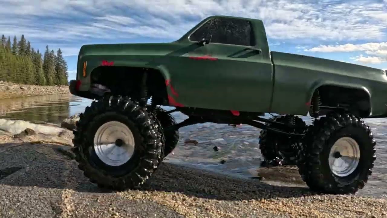 Chevy K10 70's Bomber build at Crescent Lake Nov '25 #rc #rccrawler #offroad #centraloregon