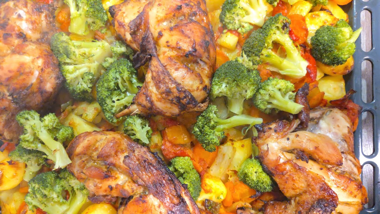 how to make a delicious healthy potato vegetable pan with chicken#yummy(must try)