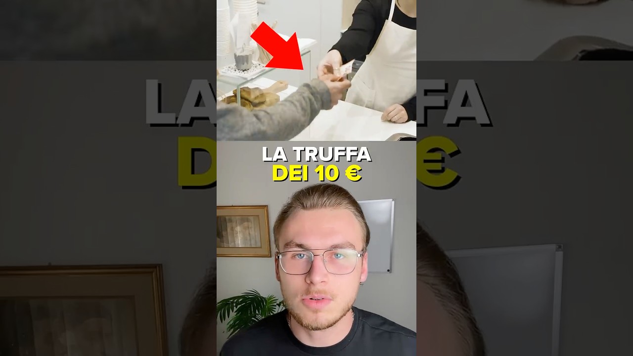 COME FUNZIONA LA TRUFFA DEI 10&euro;, e come capire quando ti stanno truffando #scam #curiosit&agrave; #truffa