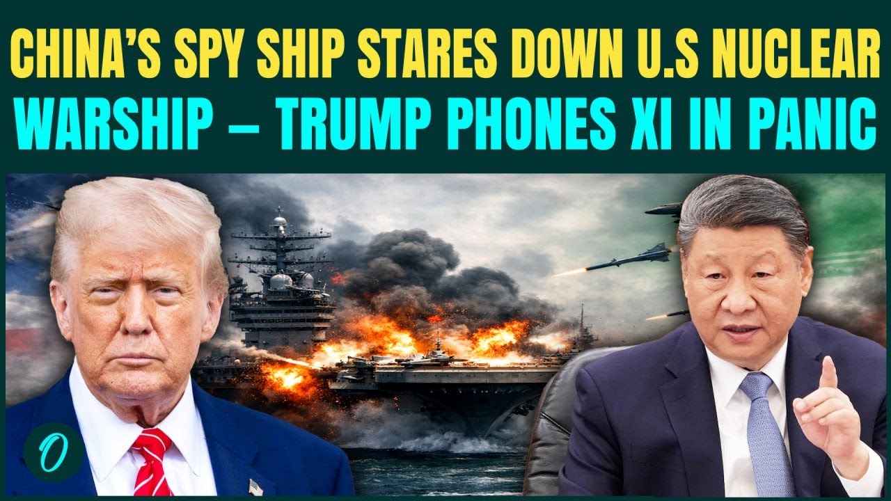 China BACKSTABS Iran? Trump DIALS Xi After China’s Spy Ship CAUGHT Near US Nuke Warship| US-Iran War