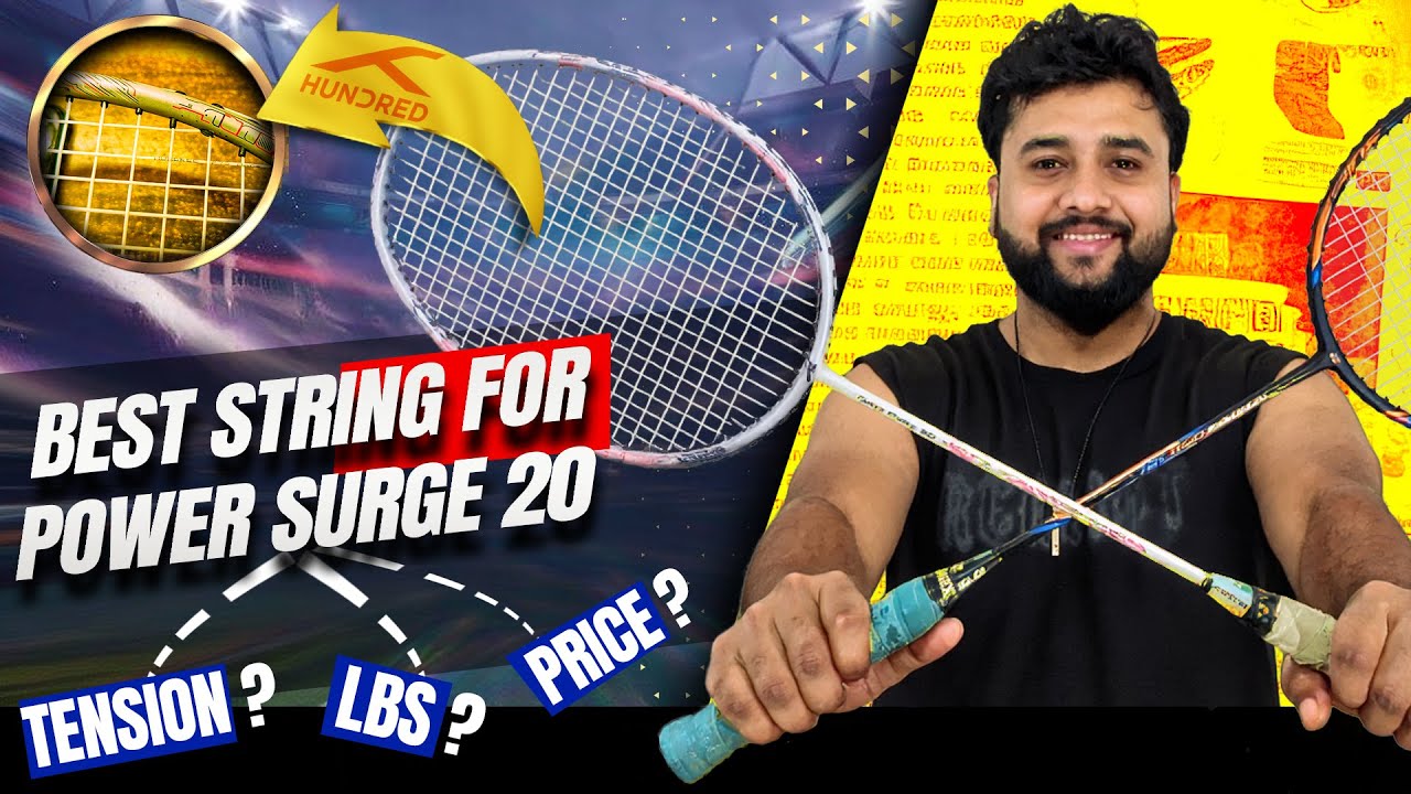 Hundred Power Surge 20 restringing | Best String and Tension explained | Drona's Perspective