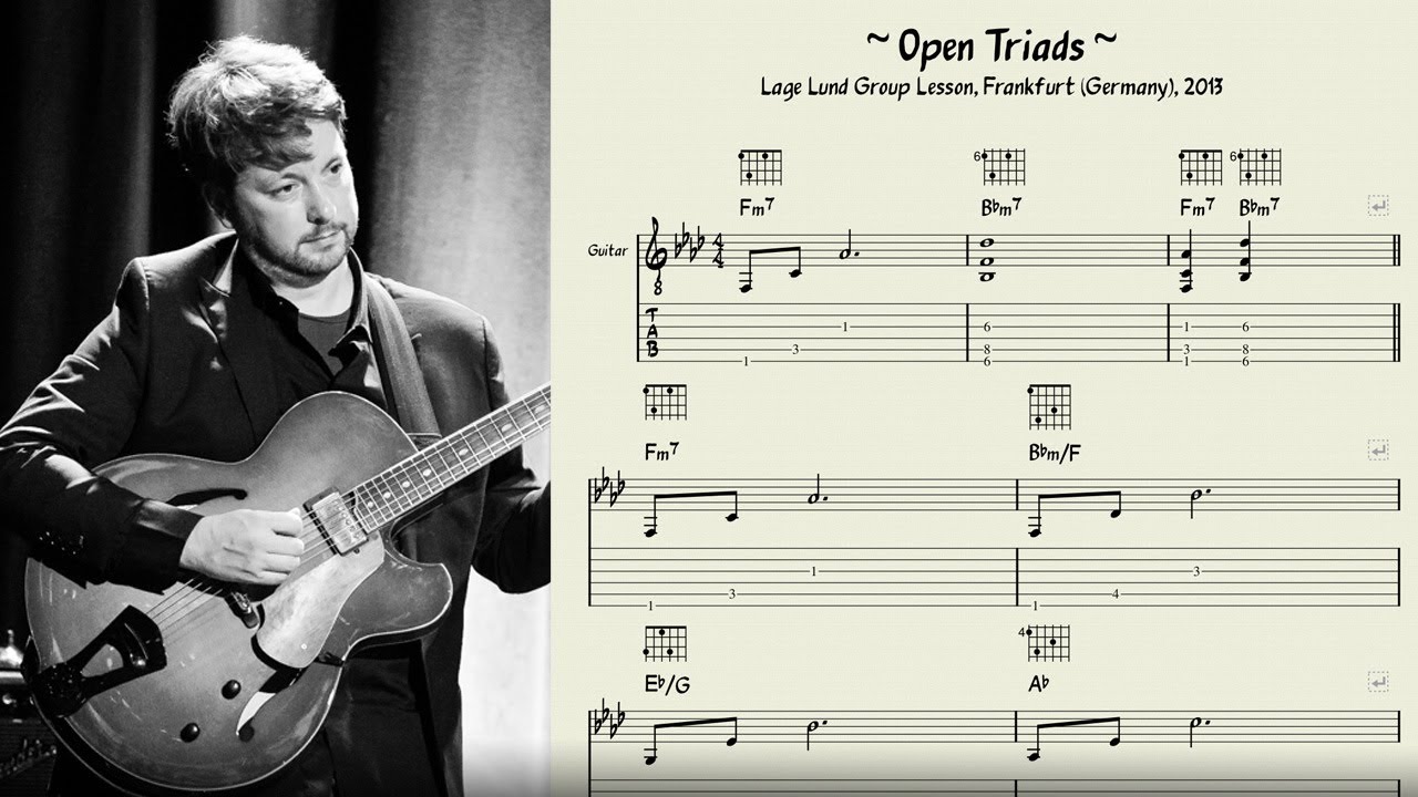 Lage Lund - Group Lesson Frankfurt - Open Triads