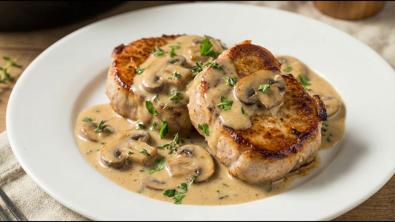 My family BEGS me for THIS pork steak every week! So creamy, so delicious! 😍