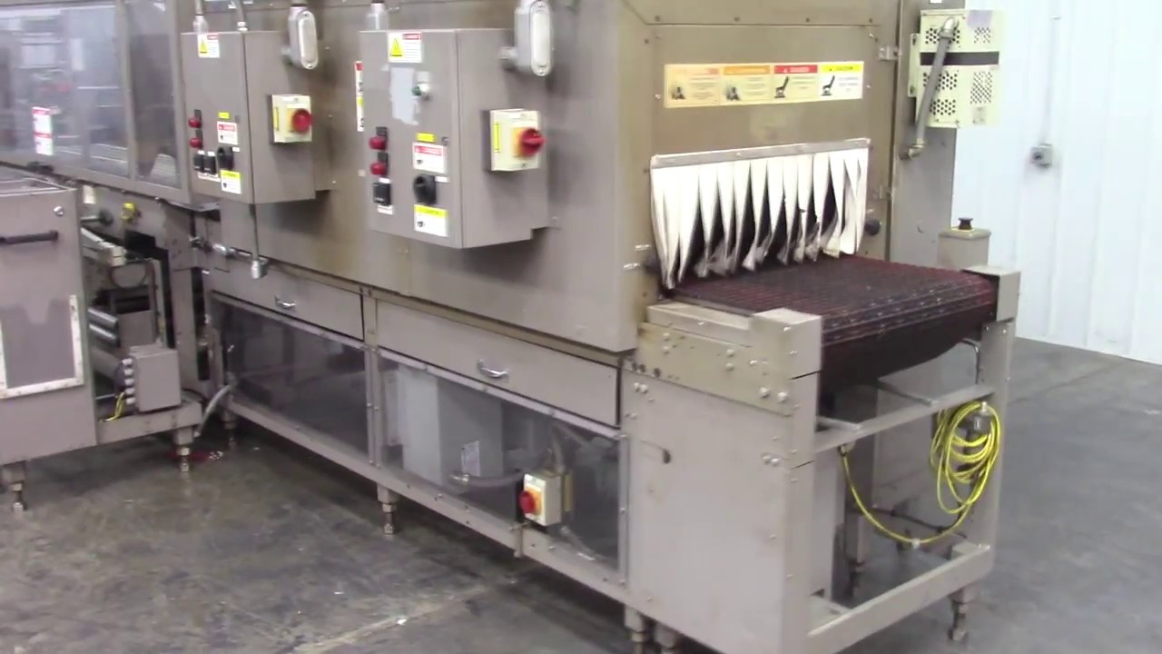 Douglas Tray Packer with Shrink Wrapper