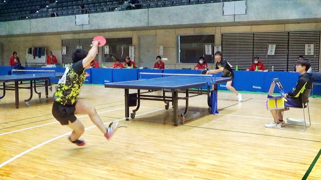 【大激戦の準々決勝】栃木のレジェンド 藤田選手との対決。全国新体連ベスト4進出をかけた打撃戦。【卓球】