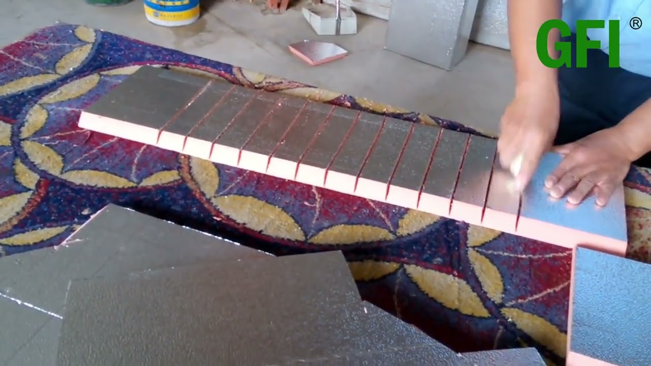 Fabricating Pre-insulated HVAC Duct elbow by GFI PIR duct panel or Phenolic duct panel