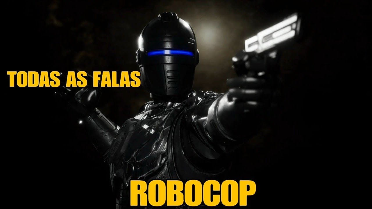 MORTAL KOMBAT 11 ULTIMATE TODAS AS FALAS DO ROBOCOP (DUBLADO PT-BR)