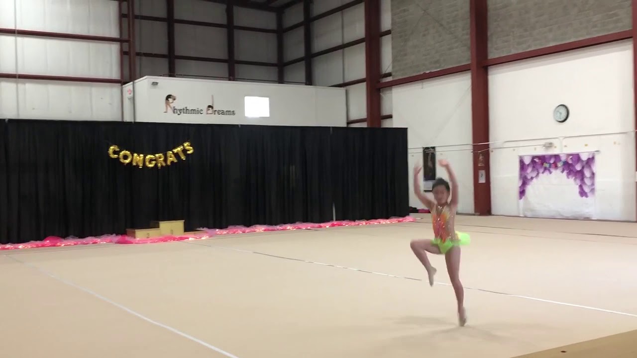 2020 rhythmic gymnastics floor routine XcelB2