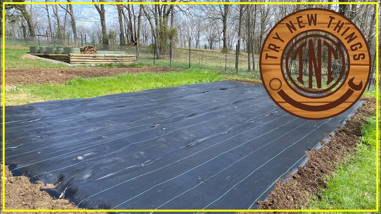 #295: Installing woven fabric ground cover for weed prevention