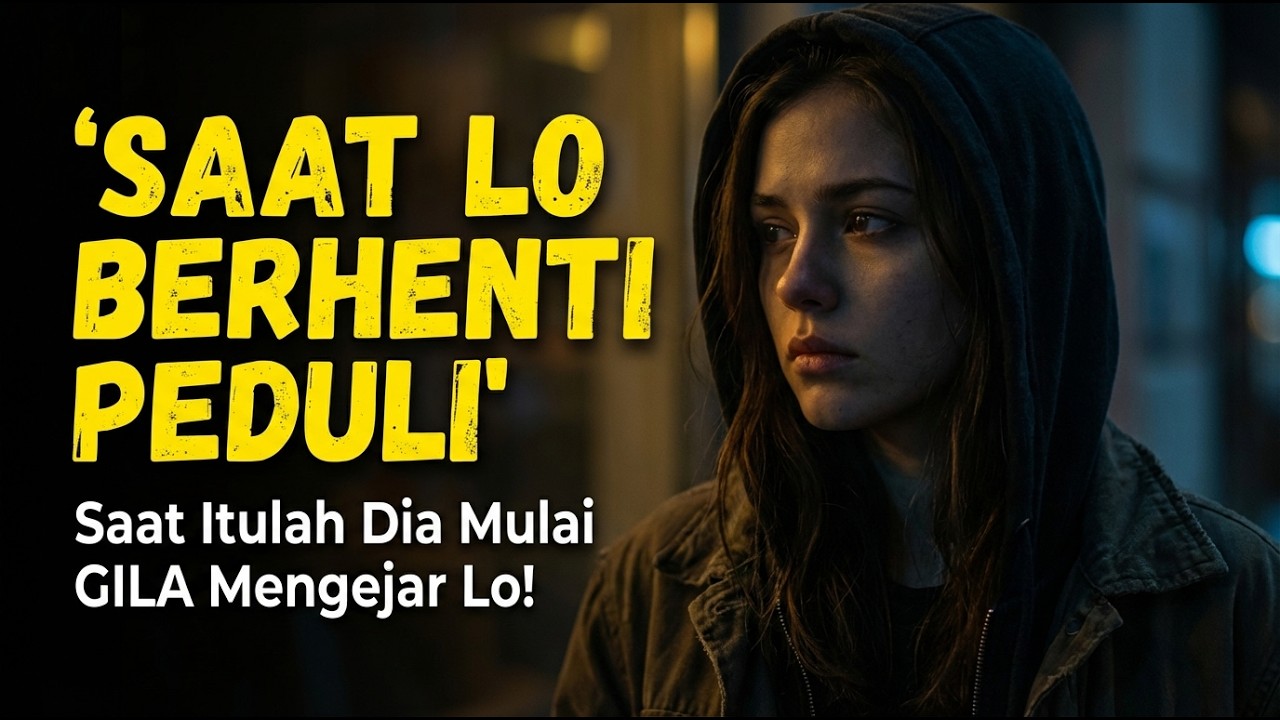Apa yang Terjadi Saat Lo Benar-Benar Berhenti Peduli Sama Dia