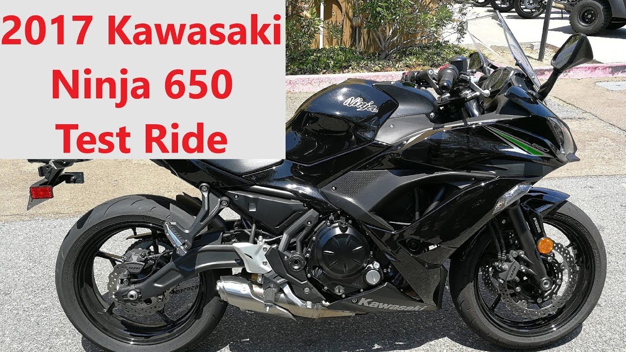 2017 Kawasaki Ninja 650 Test Ride and comparison vs Honda CBR650F