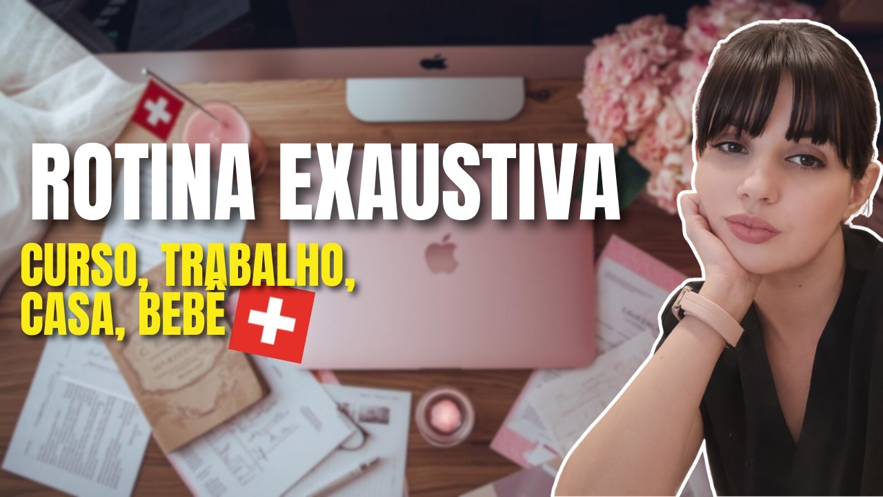 Rotina intensa de mãe: bebê, curso de alemão e trabalho na Suíça🇨🇭