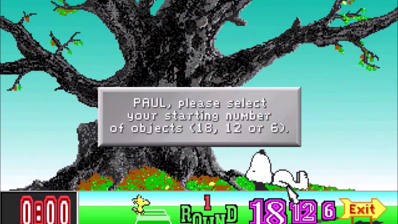 Snoopy's Game Club #1 - A very difficult game...