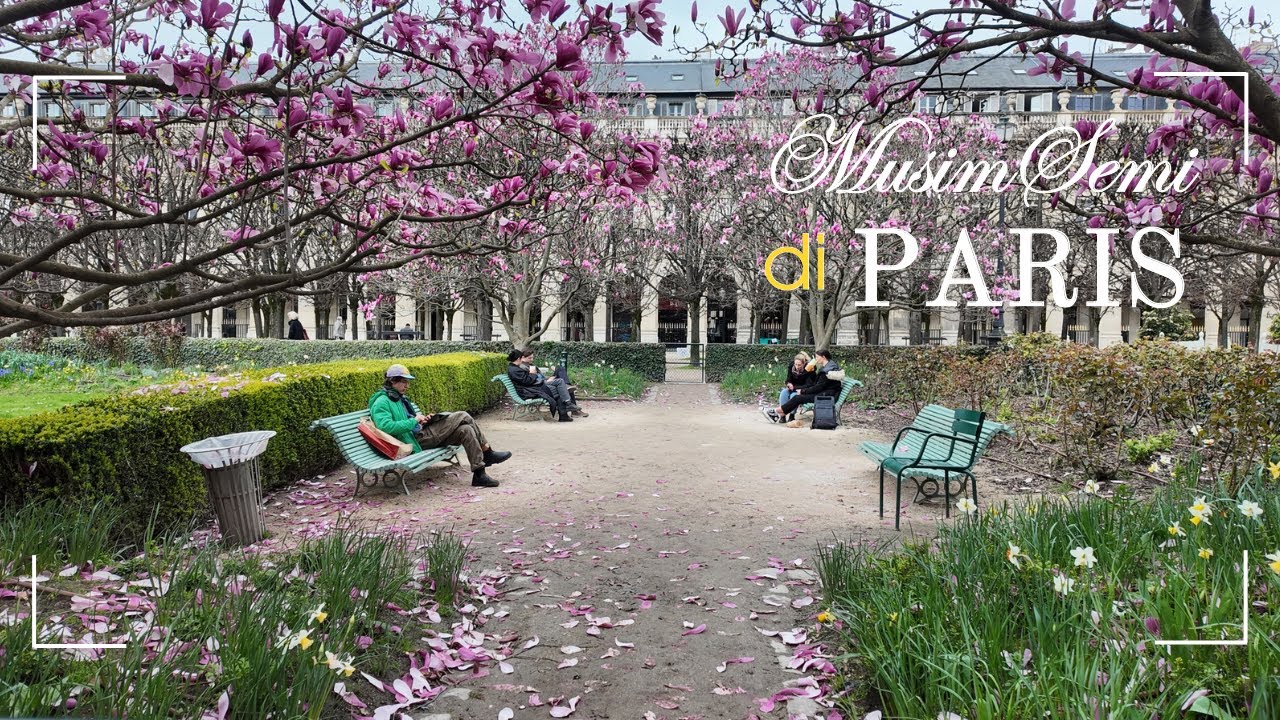 BAGAIMANA SUASANA MUSIM SEMI DI PARIS? MENARA EIFFEL - HÔTEL DE VILLE - PALAIS ROYAL 🌸