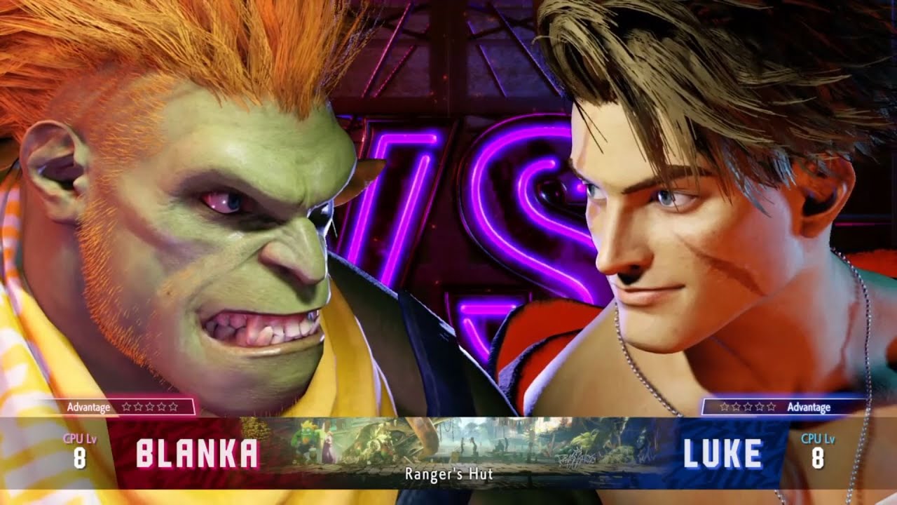 Street Fighter 6 BLANKA VS LUKE