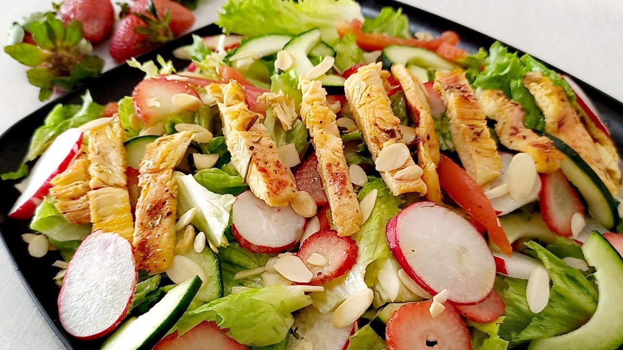 Exquisita ENSALADA SALUDABLE Con Pollo  Rapida Y Facil De PREPARAR 🥗👌Cris en la Cocina está en vivo