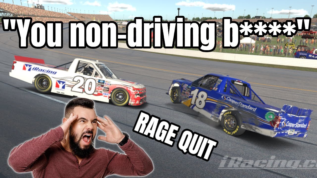 IRACING JUSTIFIED RAGE QUIT | RAGE WARNING