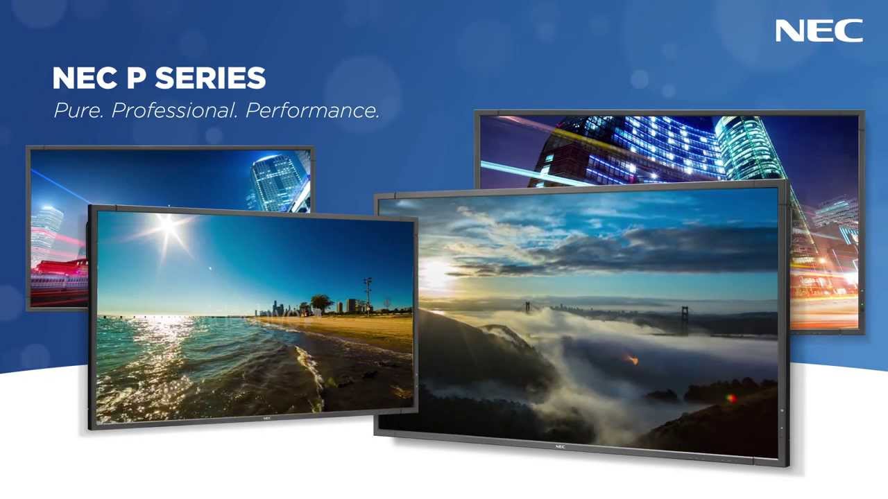 P Series Large-Screen LCD Displays | NEC Display Solutions